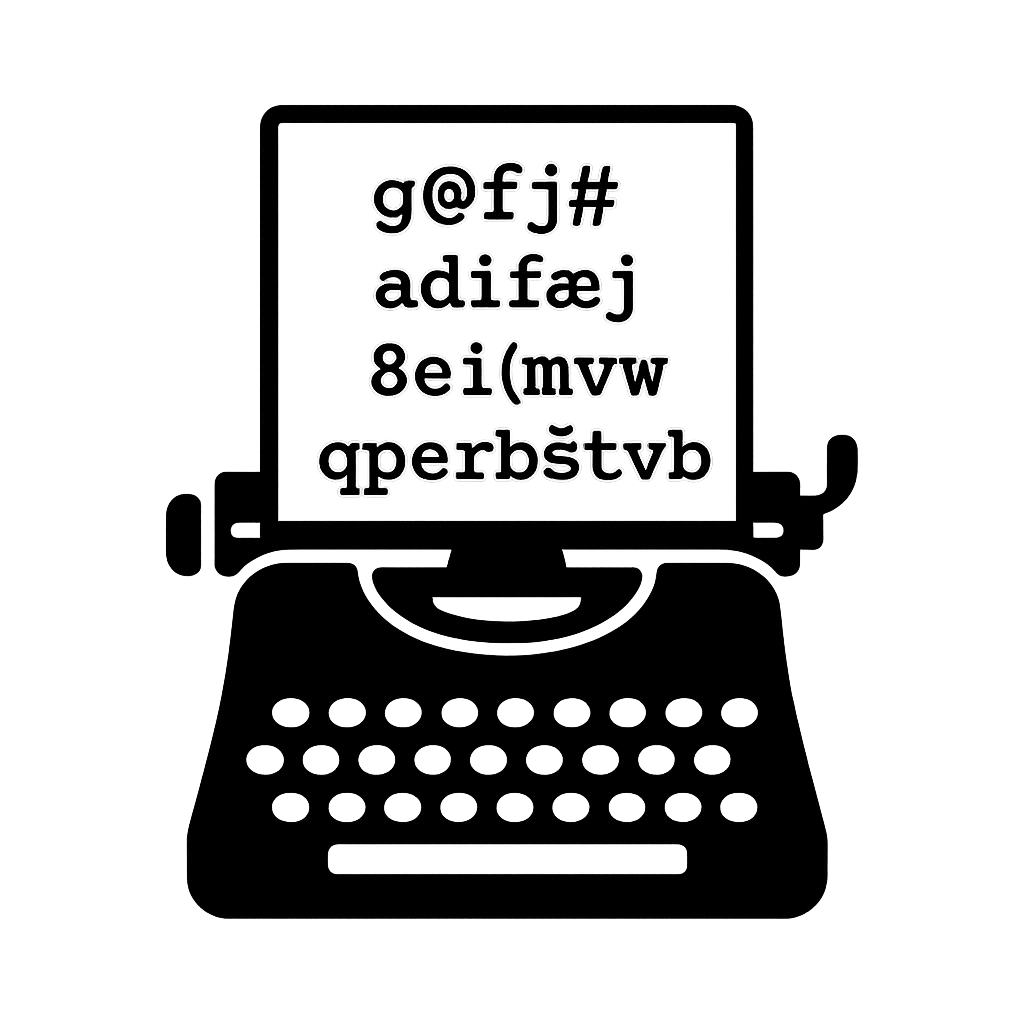 Inspired Nonsense Typewriter